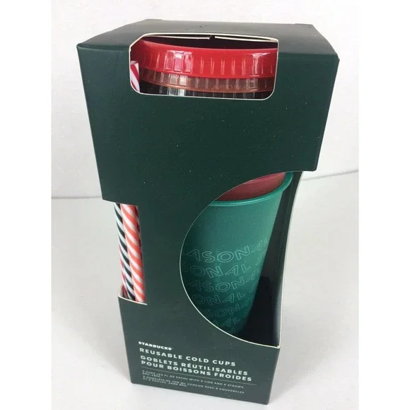 Starbucks Lot Holiday 2019 Reusable Hot Cold Cups - Picture 7 of 11